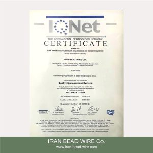 ‎گواهینامه های استاندارد دریافت شده شرکت بیدوایر ایران از بدو شروع تا امروز